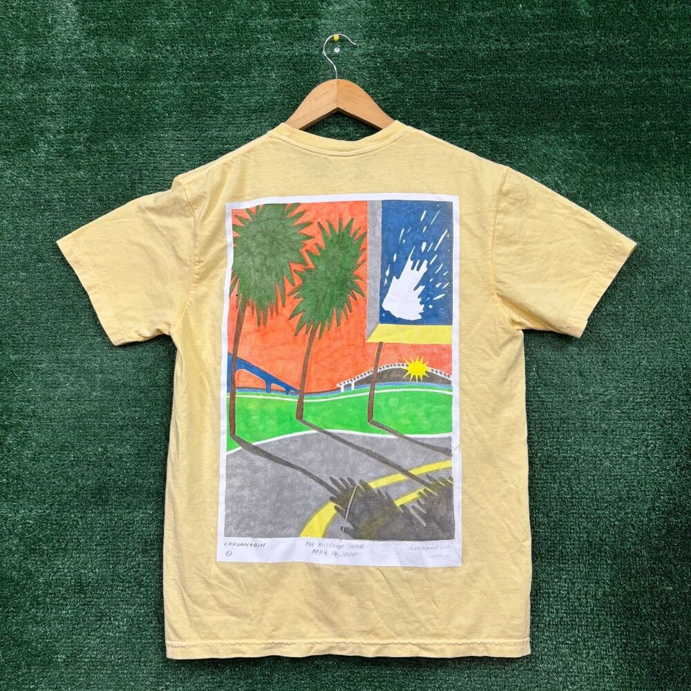 Khruangbin Clearwater Florida Tour Poster Rock Band T-Shirt Size Medium